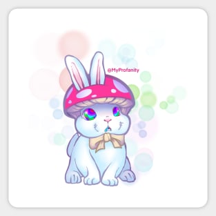 Mushroom Bunny Sticker